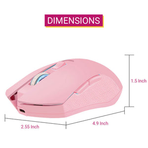 Magical Girl Mouse Wireless 1600 DPI Dimensions