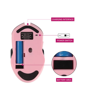 Magical Girl Mouse Wireless 1600 DPI Features