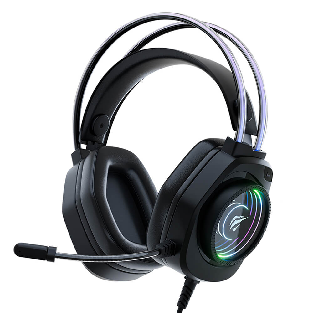 Neon RGB Black Gaming Headset Microphone Jack USB Dubsnatch