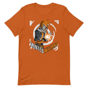 Orange Tainted Wizard Party Villain Shirt Spell Specialization