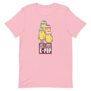Pink Amusing Kpop Chick Group Shirt Colorful Hairstyles