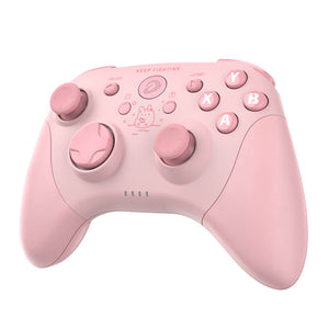 Pink Bluetooth 5.0 Fighter Gamer Controller Dualshock Switch PC Phone
