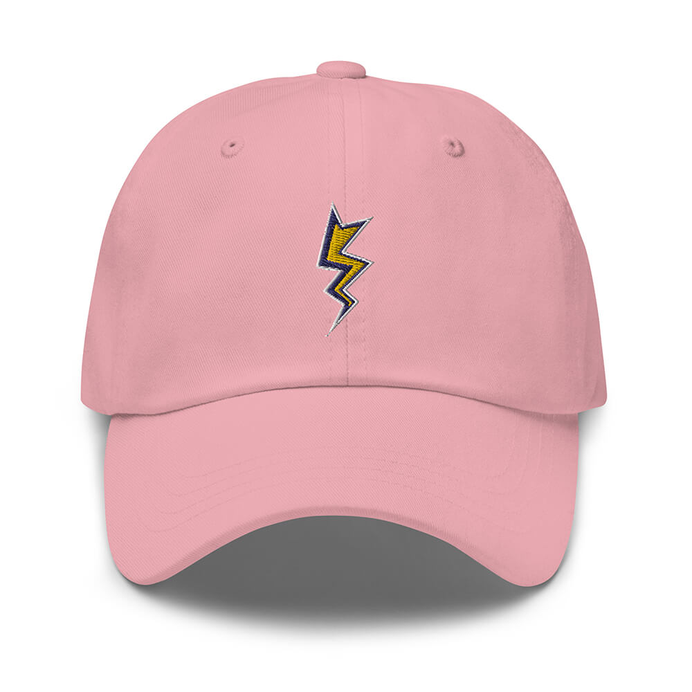 Pink Dubsnatch Fam Lightning Cap Front