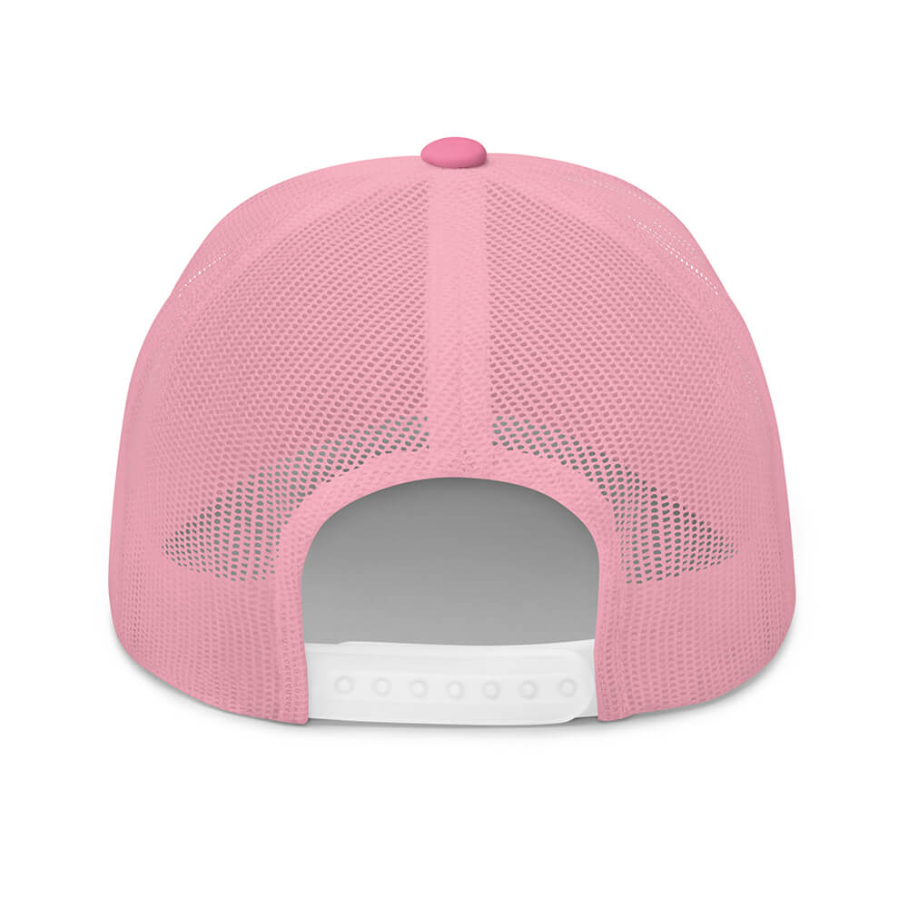 Pink Dubsnatch Fam Lightning Trucker Cap Back