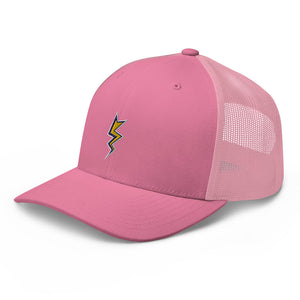 Pink Dubsnatch Fam Lightning Trucker Cap Side