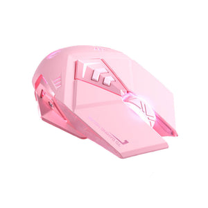 Pink Eagle Mouse Wireless Quiet 2400 DPI LED