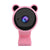 Pink Full HD 1080p Bear Ear Webcam Microphone USB