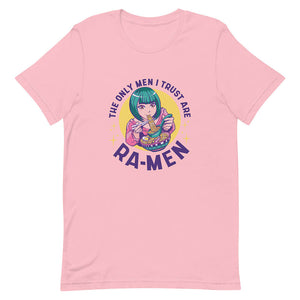 Pink Funny Green Hair Anime Girl Ramen Shirt Noodle Love