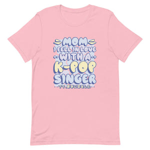 Pink Funny K-Pop Singer Love Shirt Soft Color