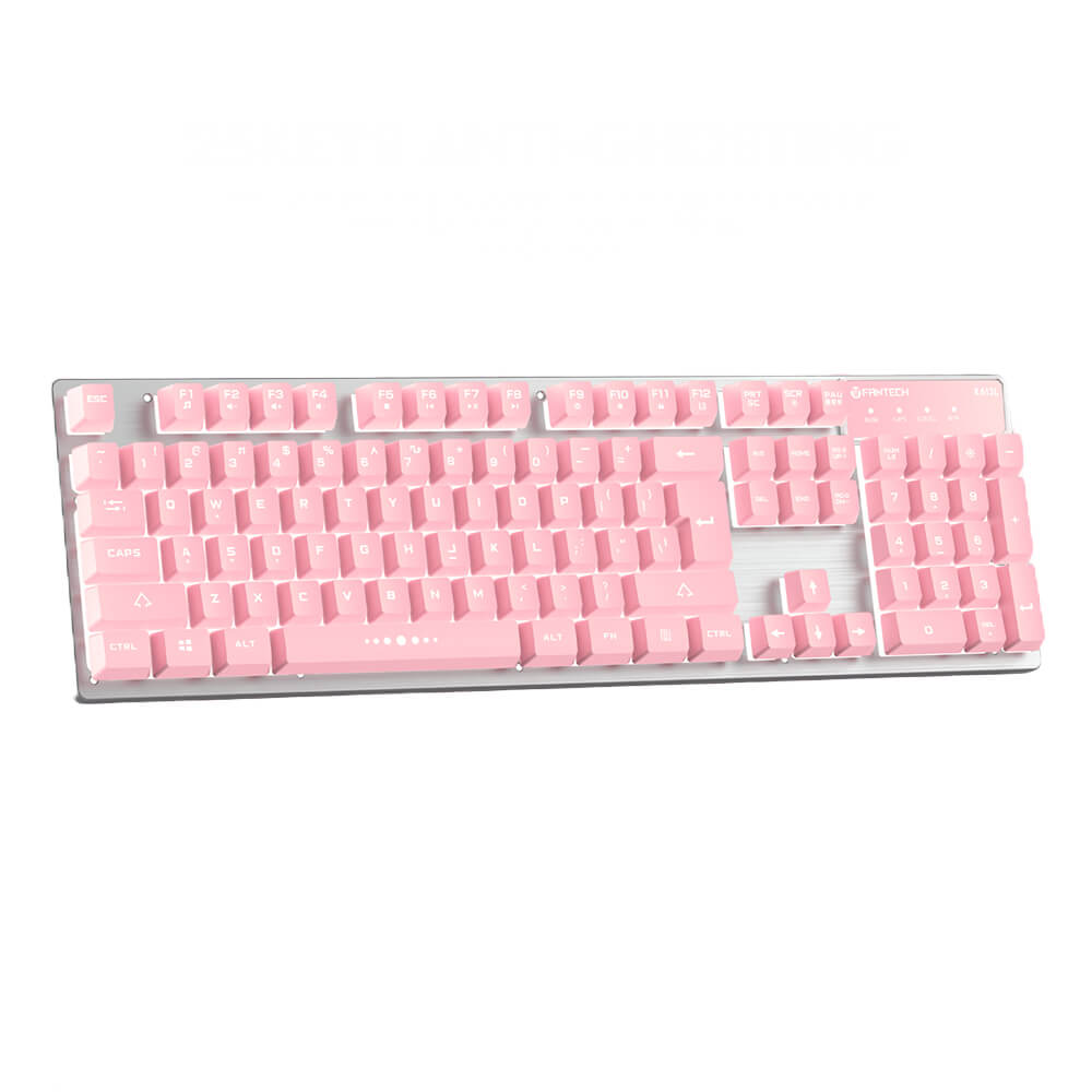 Pink Girly Aluminum Keyboard Anti-Ghosting Backlight