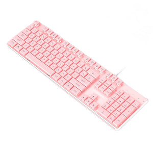 Pink Girly Keyboard Backlight Numeric Keys USB