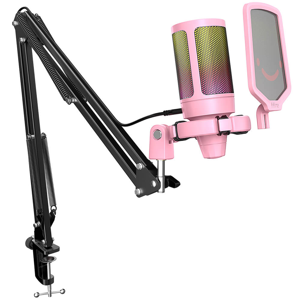 Pink Microphone Stand