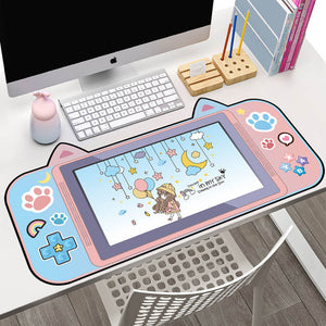 Pink Large Girl Dream Mouse Pad Non-Slip