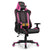 Pink Massage Lumbar Cushion Racing Gaming Chair Reclining Backrest