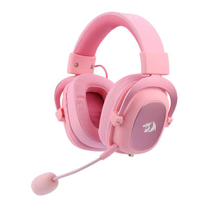 Pink 7.1 Surround-Sound Headset Noise-Canceling Microphone