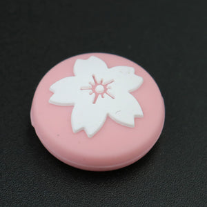 Pink White Sakura Flower Thumb Grip Nintendo Switch Controller