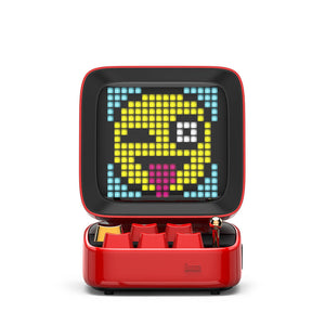 Red DIY Pixel Art Speaker Wireless LED Microphone