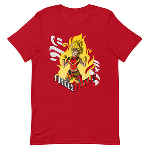 Red Furious Brawler Party Villain Shirt Fist Specialization