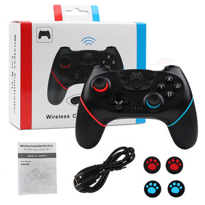 Red Wireless Modern Multi-Color Controller Vibration Switch PC