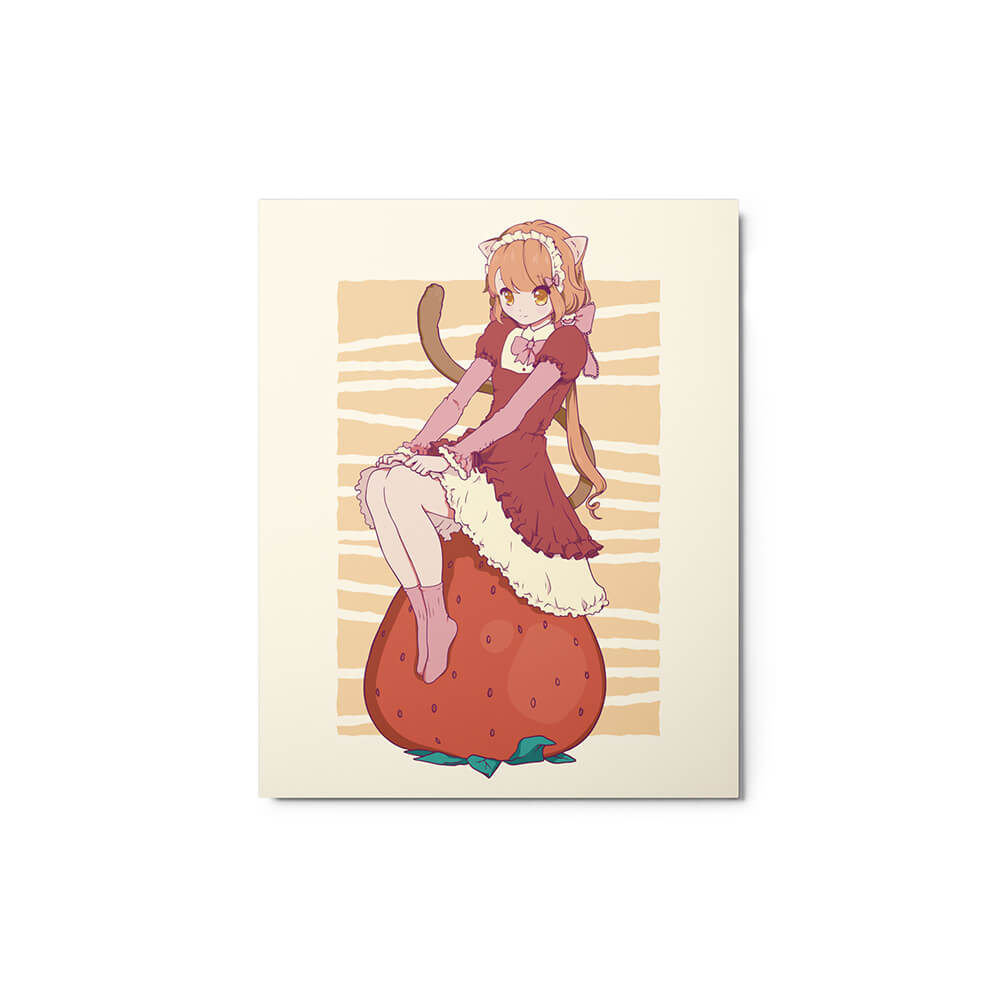 Anime Strawberry Marshmallow HD Wallpaper
