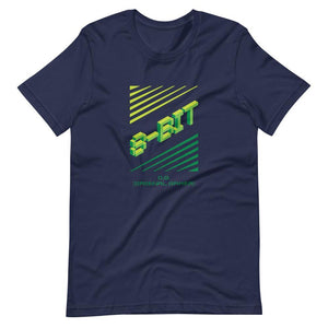 Retro Gaming T-Shirt - 8 Bit Original Gamer - Pixelated - Alternative - Navy - Dubsnatch