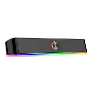 RGB Backlight Stereo Surround Sound Bar 3.5mm AUX USB