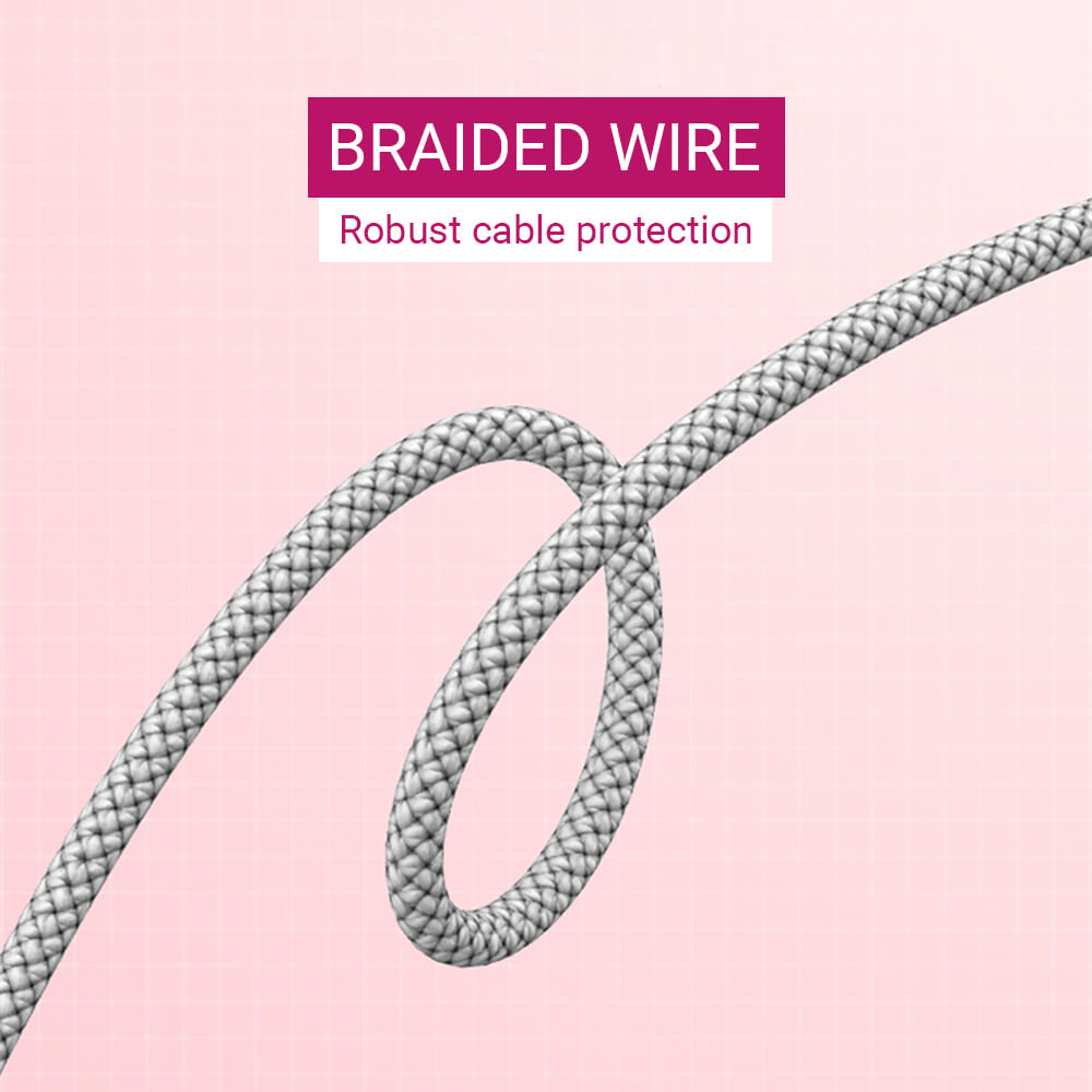 RGB Deer Ear Headset Microphone 3.5mm Jack USB Braided Wire