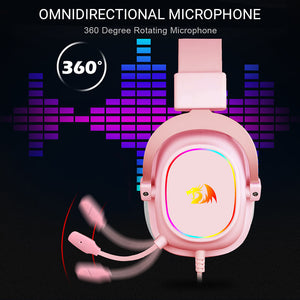 RGB Headset Noise Canceling Omnidirectional Microphone 7.1 USB