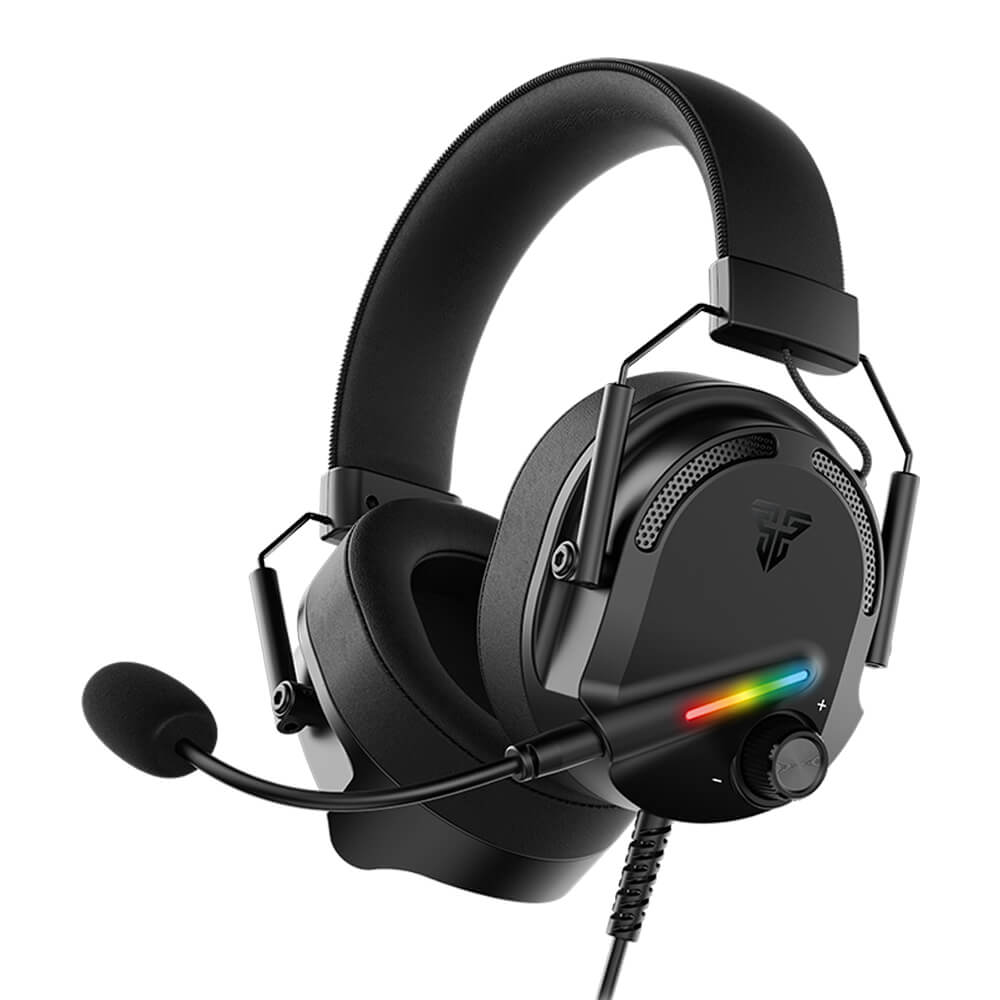 RGB 7.1 Surround Sound Black Gaming Headset Mic USB