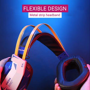 RGB 7.1 Surround Sound Mecha Headset Microphone USB Flexible Design