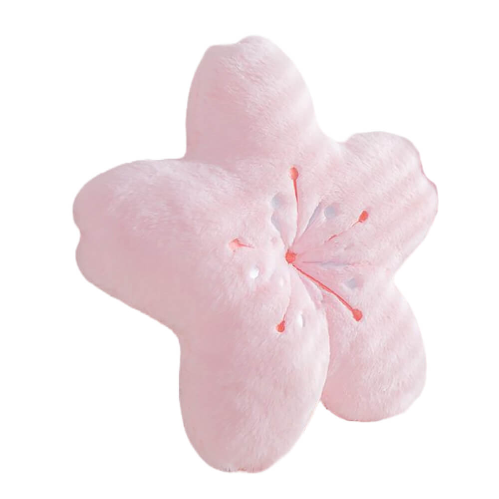 Soft Pink Sakura Flower Throw Pillow