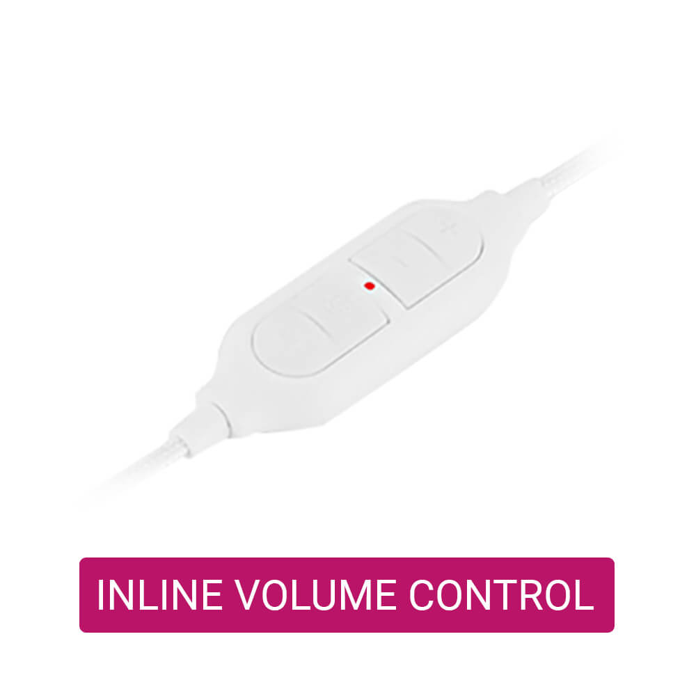 7.1 Surround-Sound Headset Noise-Canceling Microphone Inline Volume Control