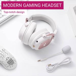 7.1 Surround-Sound Headset Noise-Canceling Microphone Modern Gaming Design