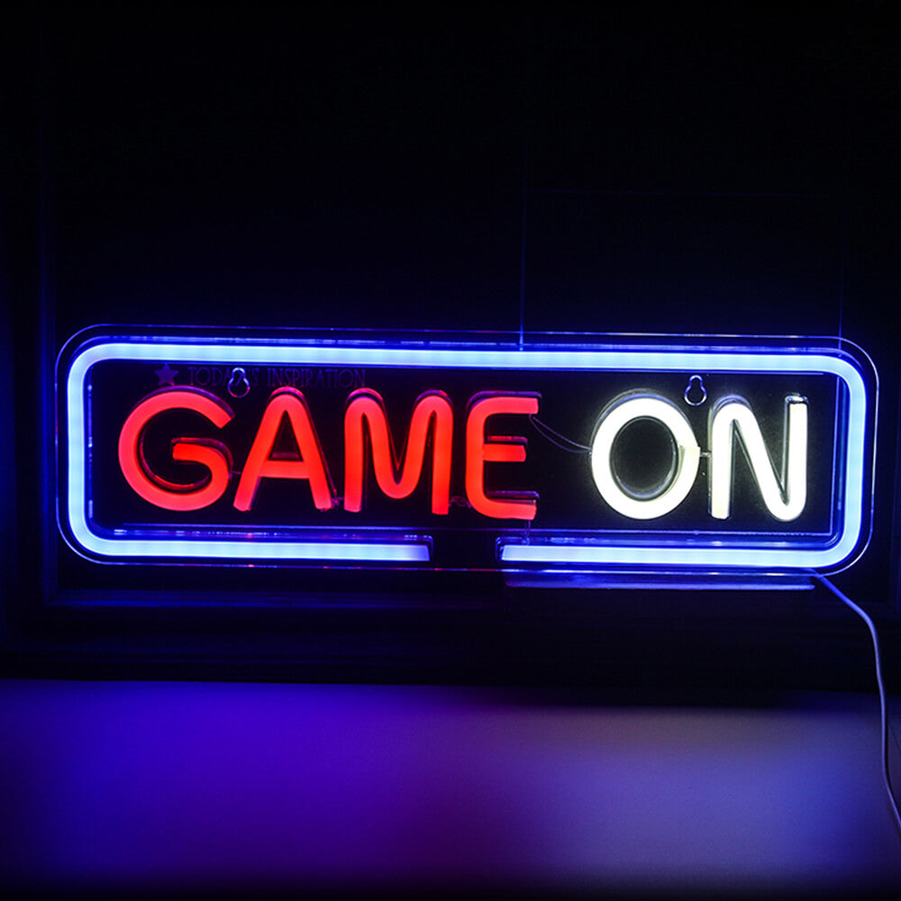Tri-Color Game On LED Neon Sign