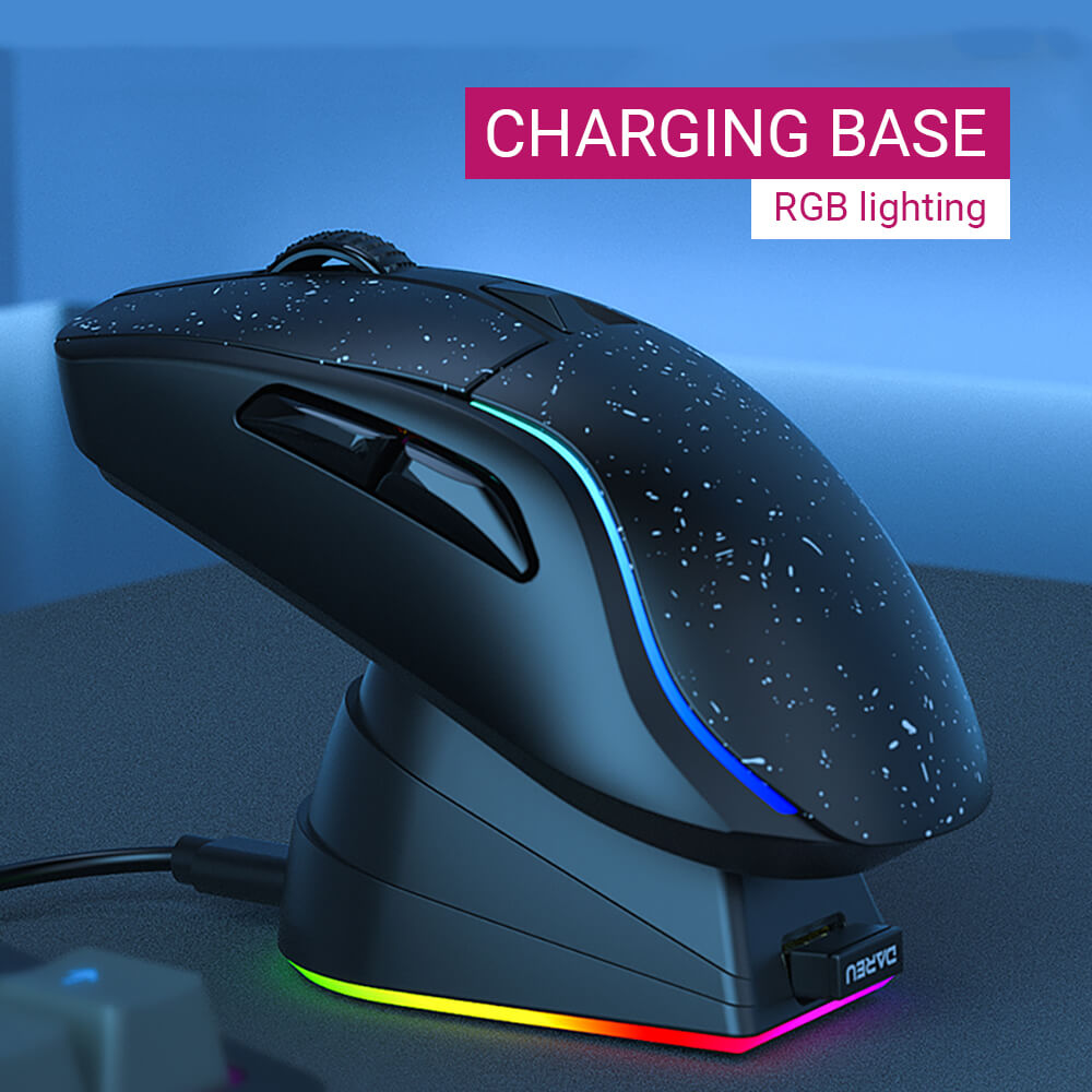 Tri-mode Gaming Mouse 6400 DPI RGB Backlight - Dubsnatch