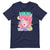 Waifu T-Shirt - Meow - Neko Girl - Navy - Dubsnatch