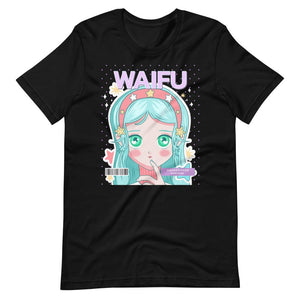Waifu T-Shirt - Waifu Personality Type - Himedere - Black - Dubsnatch