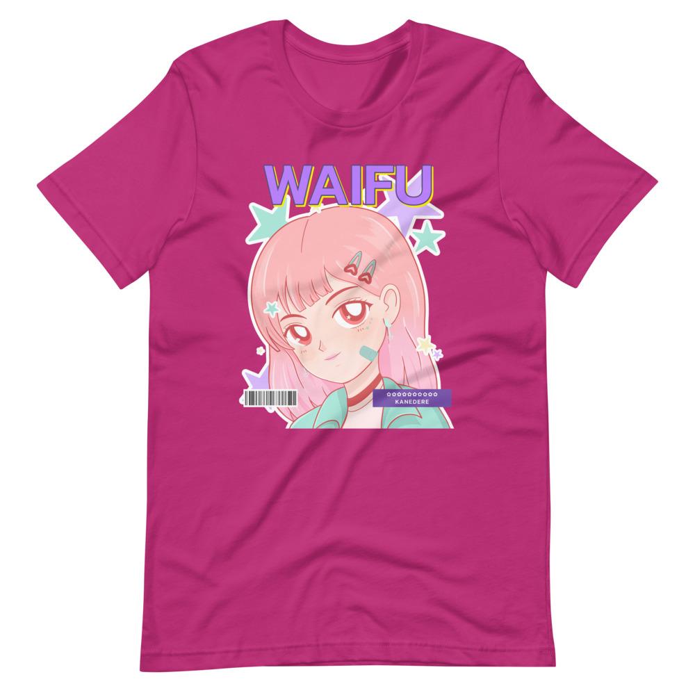 Waifu T-Shirt - Waifu Personality Type - Kanedere - Alternative - Berry - Dubsnatch