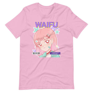 Waifu T-Shirt - Waifu Personality Type - Kanedere - Alternative - Lilac - Dubsnatch