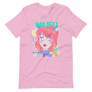 Waifu T-Shirt - Waifu Personality Type - Nyandere - Lilac - Dubsnatch
