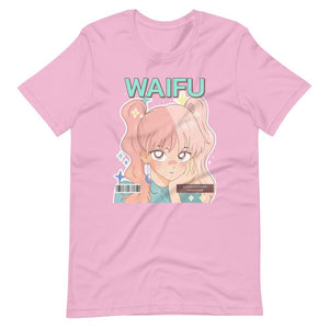 Waifu T-Shirt - Waifu Personality Type - Tsundere - Alternative - Lilac - Dubsnatch