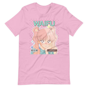 Waifu T-Shirt - Waifu Personality Type - Tsundere - Lilac - Dubsnatch