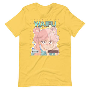 Waifu T-Shirt - Waifu Personality Type - Tsundere - Yellow - Dubsnatch