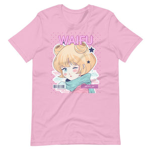 Waifu T-Shirt - Waifu Personality Type - Idol - Lilac - Dubsnatch