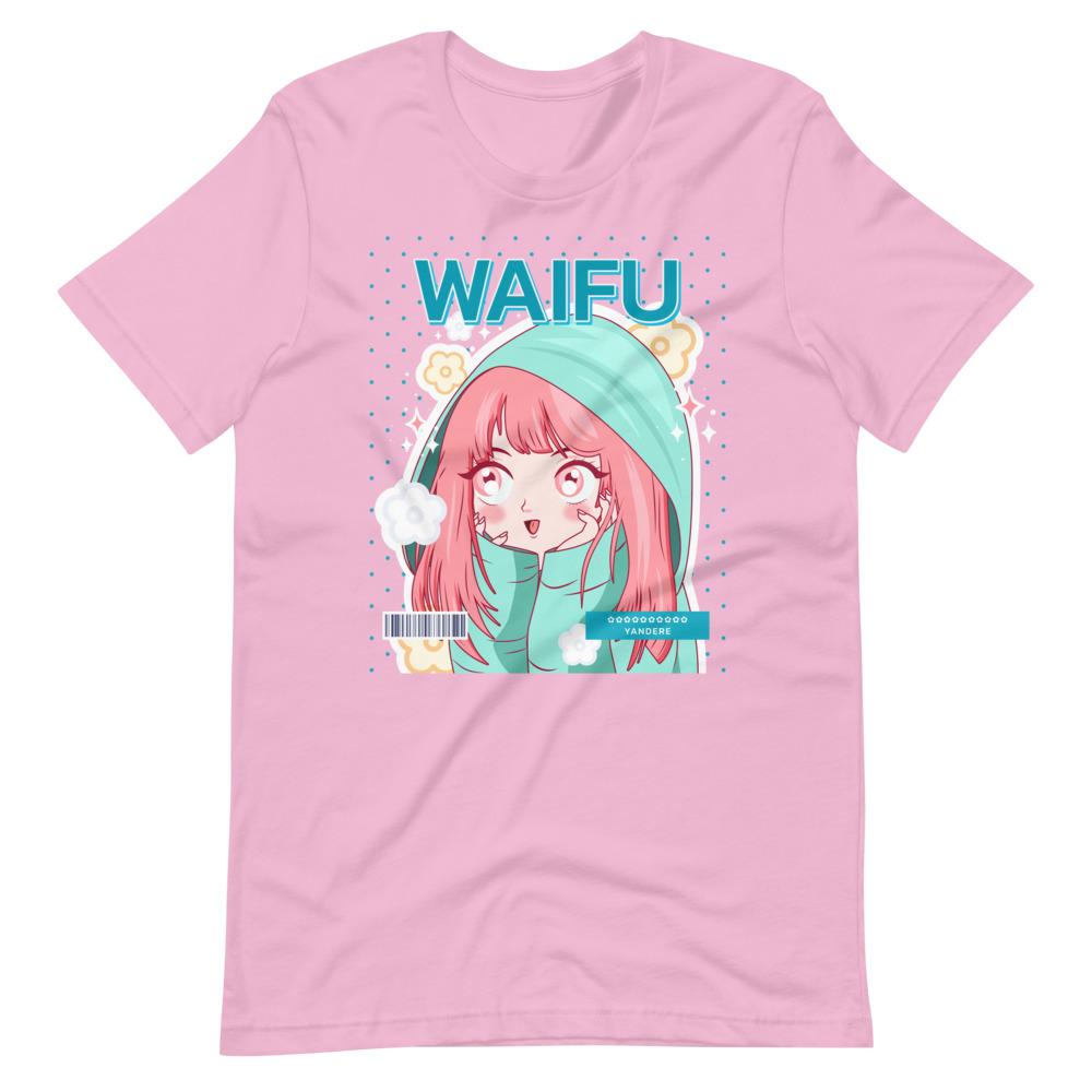 Waifu T-Shirt - Waifu Personality Type - Yandere - Lilac - Dubsnatch