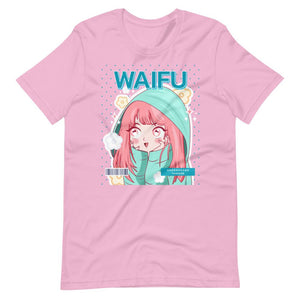 Waifu T-Shirt - Waifu Personality Type - Yandere - Lilac - Dubsnatch