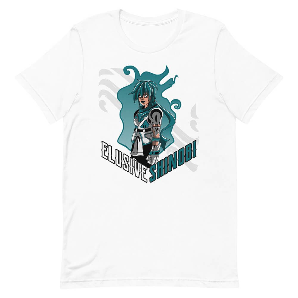 White Elusive Shinobi Party Villain Shirt Shunpo Specialization