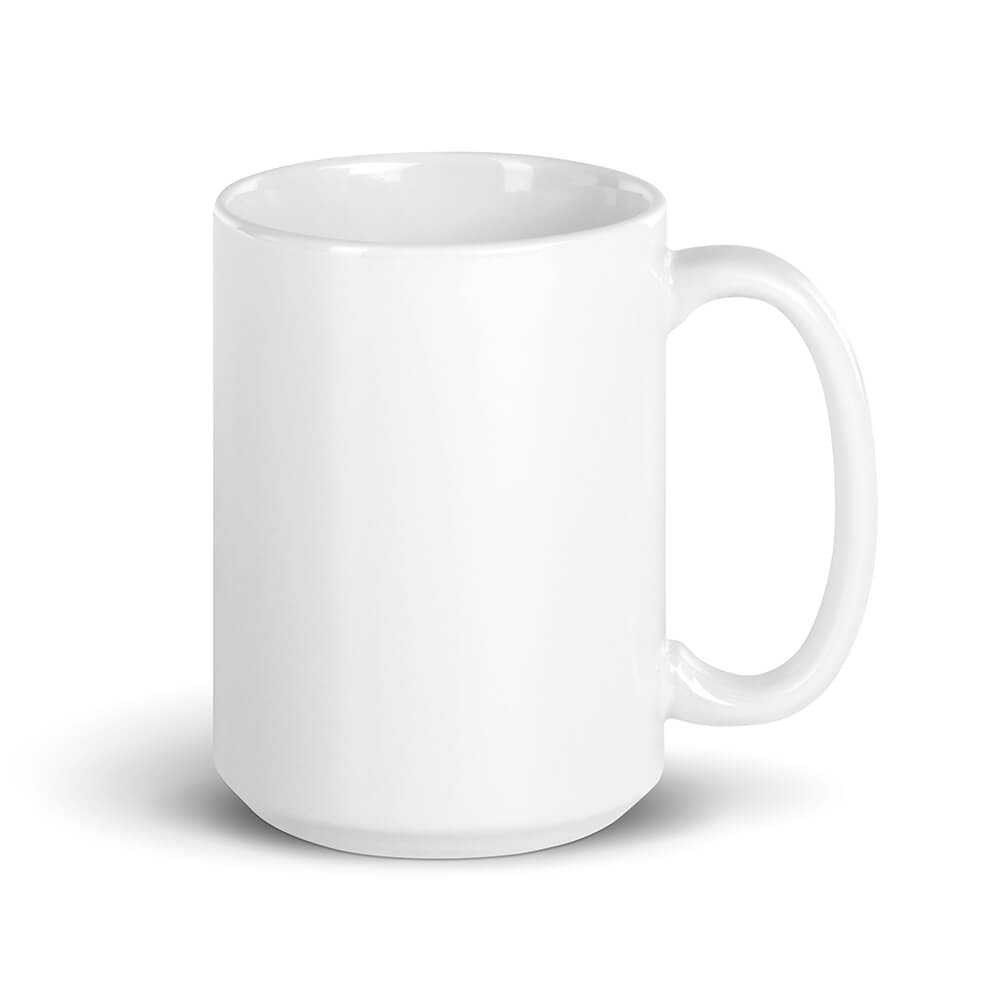 White FPS Gamer AFK Fact Mug Shooter Target Right 15oz