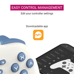 Wireless Cozy Pastel Controller Vibration Turbo Switch PC App Control Management