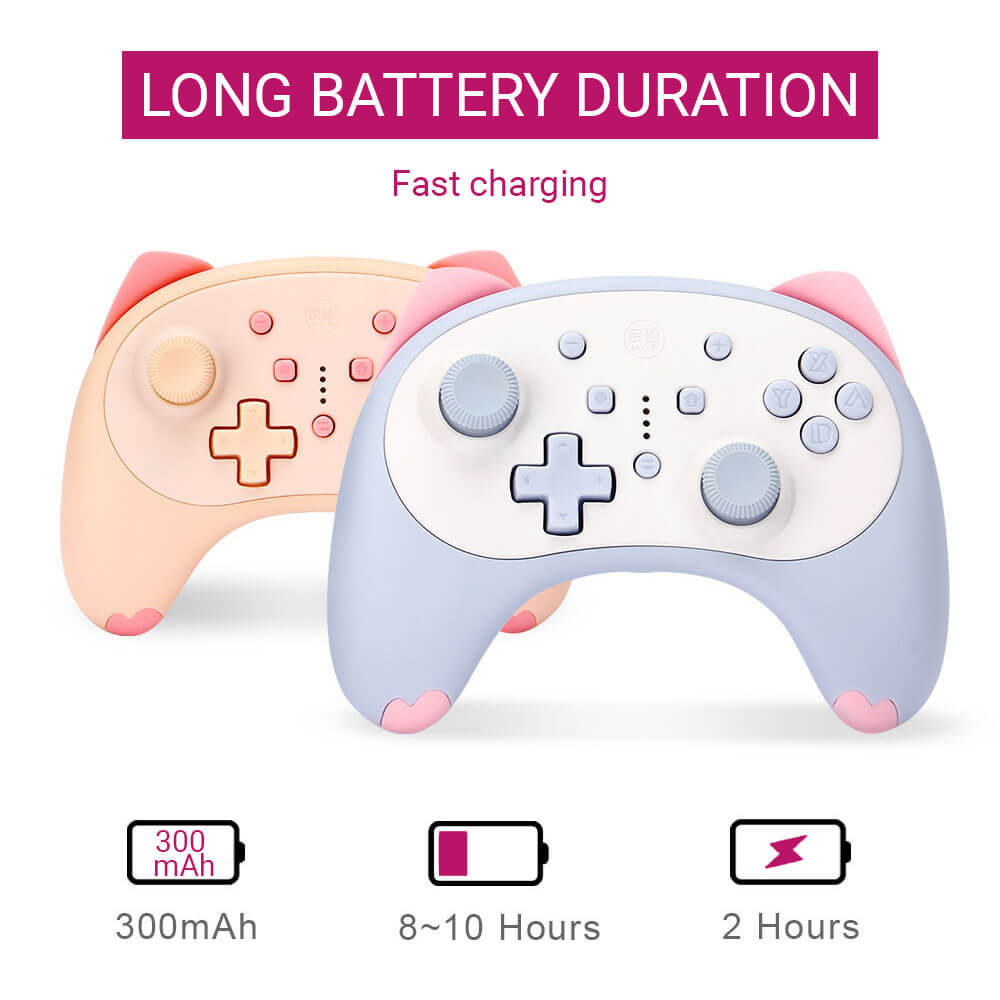 Wireless Kitty Ear Controller Vibration Wake-Up Voice Battery Life